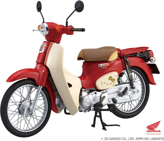 Fujimi 1/12 Honda Super Cub 50 Type Hello Kitty Plastic Model