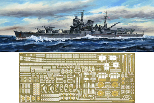 Fujimi 1/700 Japanese Cruiser Tone 1944 Operation Shoichi-Go w/ Etched Parts