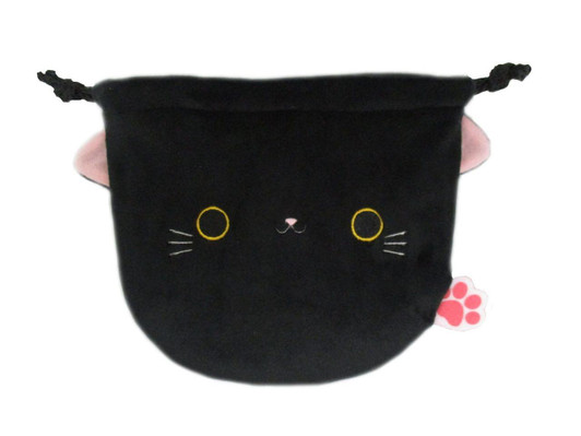  San-ei Nekodango Omachi Pouch Kuro Plush 17cm 