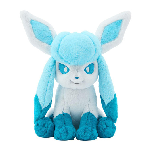  Pokemon Center Original Fluffy Huggable Plush Glaceon 