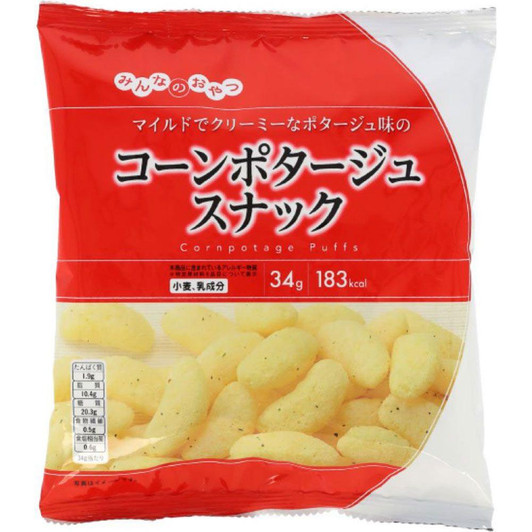  Japanese Food Corn Potage Snack 34g 