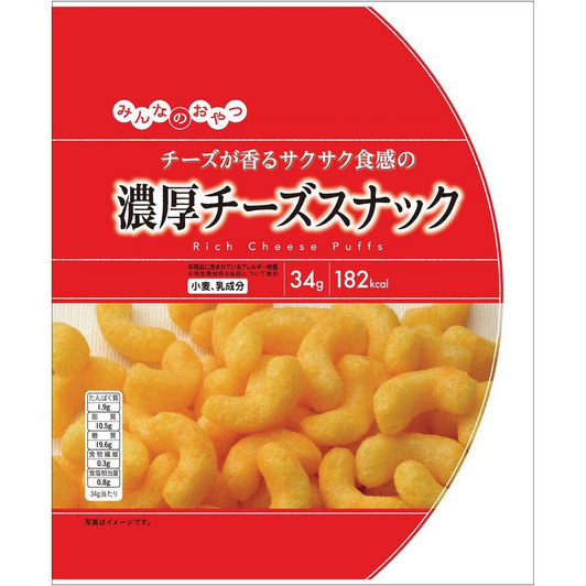  Japanese Food Everyone's Snack Rich Cheese Snack 34g 