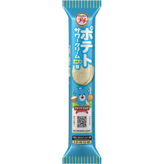  Japanese Food Petit Potato Sour Cream Onion Flavor 35g Bourbon 