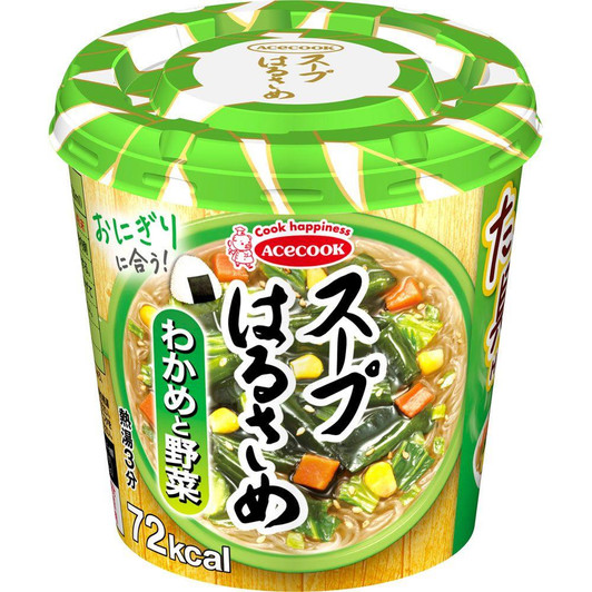  Japanese Food Soup Harusame Wakame And Vegetables 21g Acecook - Chinese Style 