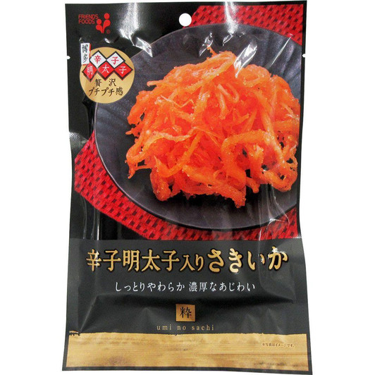  Japanese Food Shredded Squid With Karashi Mentaiko 40g 