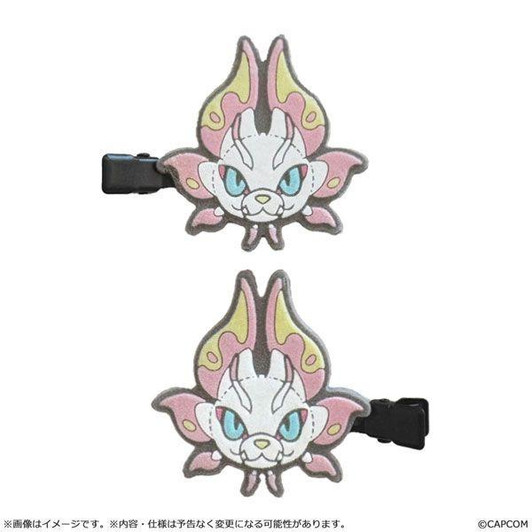 Capcom Monster Hunter Mondefo Flocky Hair Clip Mizutsune