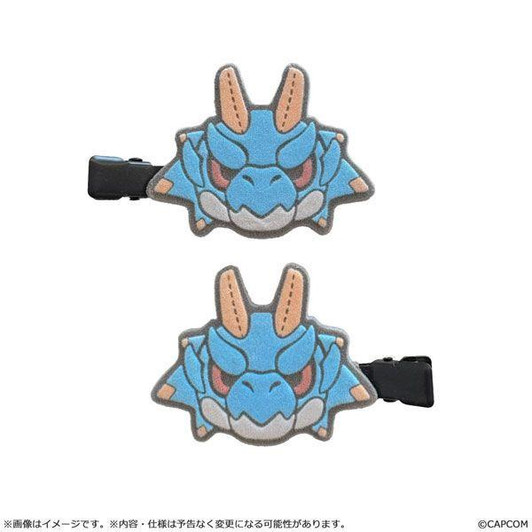 Capcom Monster Hunter Mon Defo Flocked Hair Clip Lagiacrus
