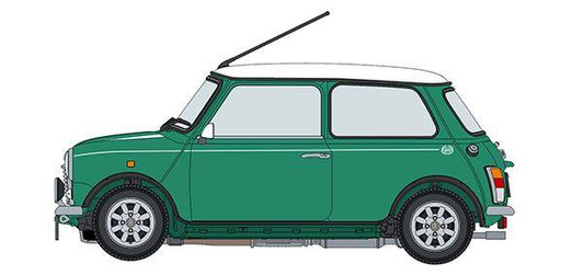  Hasegawa 1/24 Mini Cooper Heritage Collection "Almond Green" (1997) Plastic Model 