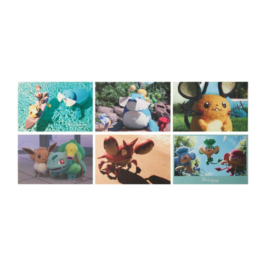  Pokemon Center Original Postcard 6 Piece Set Pokemon Concierge Beach 