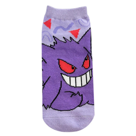  Pokemon Center Original Character Socks Gengar Haunter Ladies (23-25cm) 
