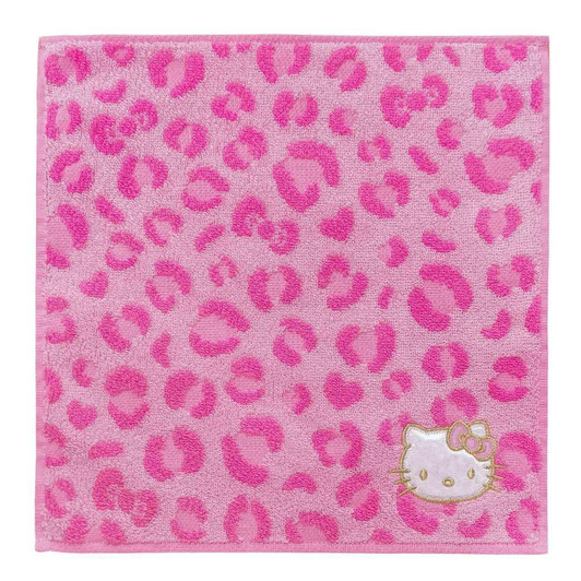  T's Factory Sanrio Leopard Print Mini Towel Hello Kitty Normal 