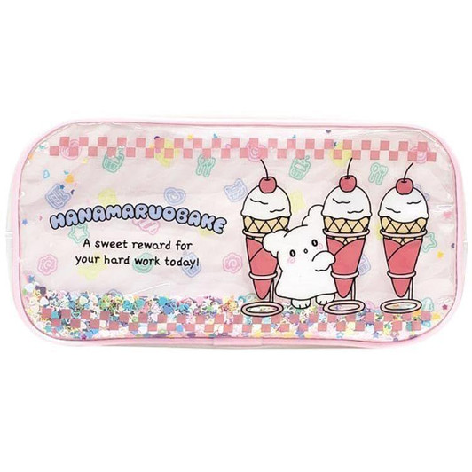  TCP Hanamaru Ghost Shaka Shaka Pen Pouch Pink 
