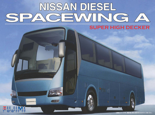 Fujimi BUS13 Nissan Diesel Space Wing A Super Hi-Decker 1/32 Scale Kit