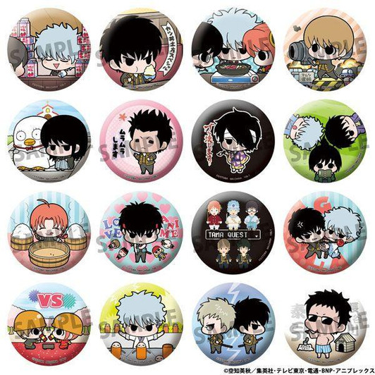 Megahouse MegaHouse Gintama Memorable Scenes Edition Can Badge Collection (Reissue) BOX (16pcs) 