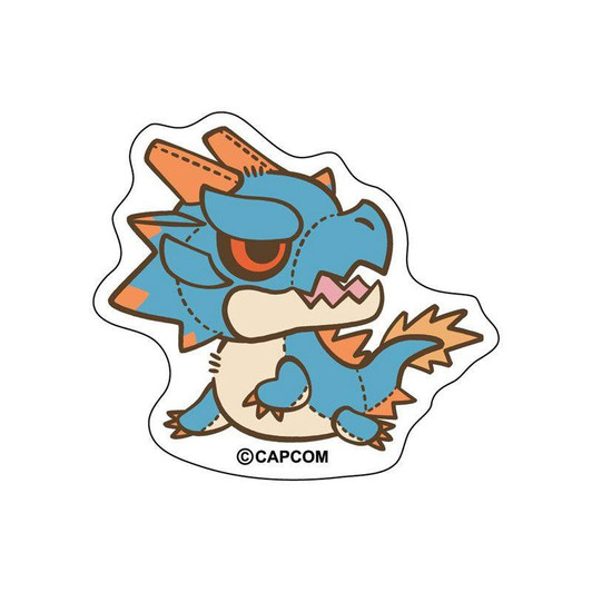 Capcom Monster Hunter Mon Defo Die-Cut Sticker Lagiacrus