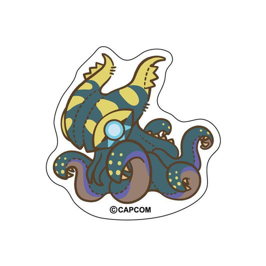 Capcom Monster Hunter Mon Defo Die-Cut Sticker Nu Udra