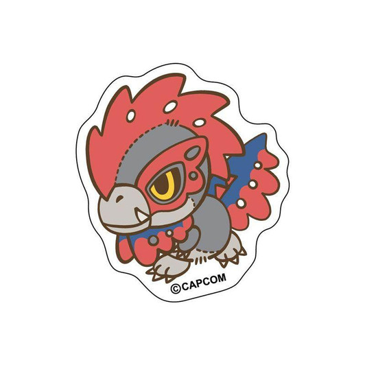 Capcom Monster Hunter Mon Defo Die-Cut Sticker Quematrice