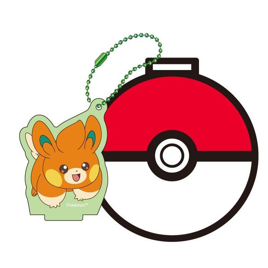  Pokemon Center Original Stand Coaster Keychain Pawmi 