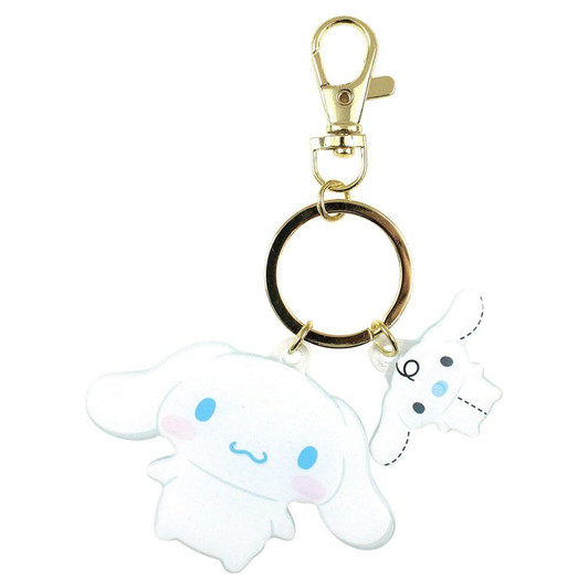  T's Factory Sanrio Die-Cut Twin Keychain Cinnamoroll 