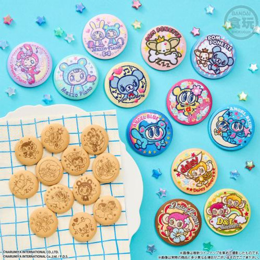  Bandai Candy Narumiya Characters Embroidered Pin Badge and Cookie (12pcs Box) 