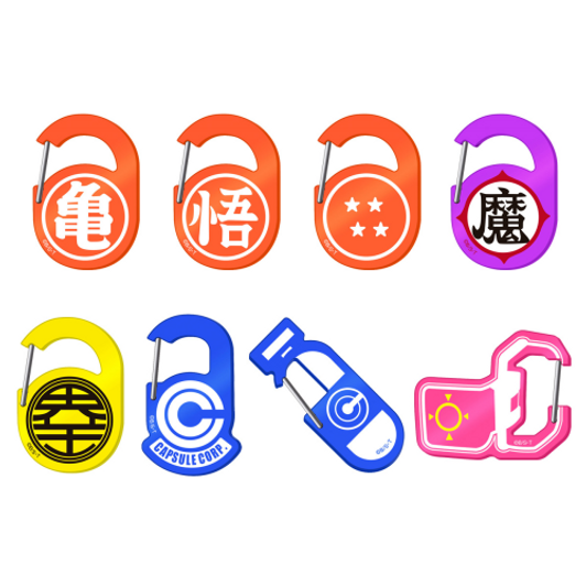 Bandai Candy Dragon Ball Acrylic Carabiner Gummy Box (12 pcs)