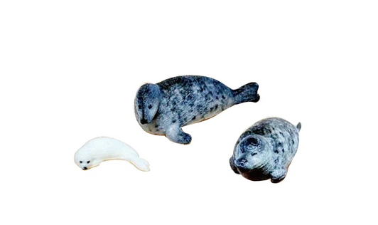 Kato 6-610 Hokkaido Animal Series 1/87 Spotted Seal (Set Of 3) (HO scale)