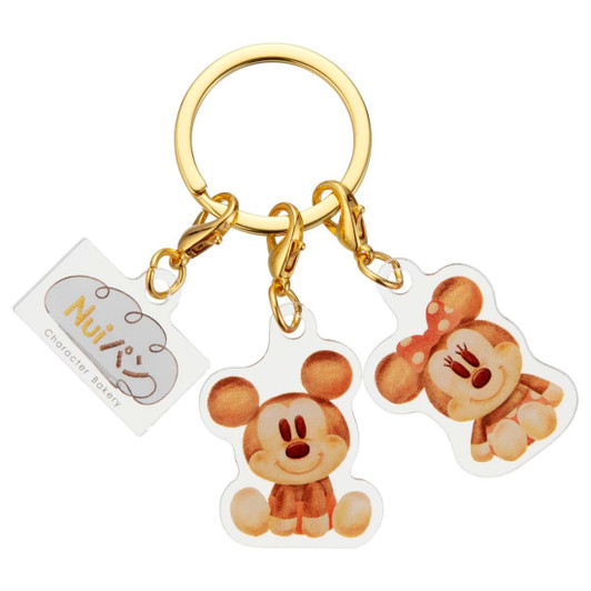 Takara Tomy Disney Characters Nui Bread Triple Acrylic Keychain Sandwich