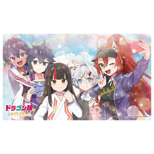 Takara Tomy Duel Masters Rubber Mat "I Don't Want To Be A Dragon Girl!"
