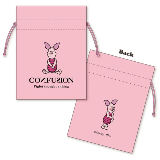 Marimocraft Disney Winnie The Pooh Funny Face Friends Mini Drawstring Pouch Piglet