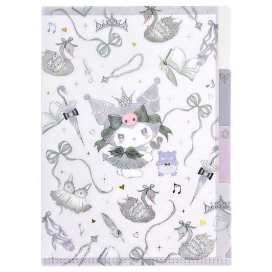 Takei Miki Sanrio A5 Clear File KU Black Swan