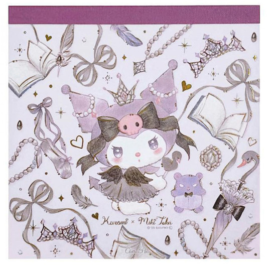 Miki Takei Sanrio Memo Pad KU Black Swan