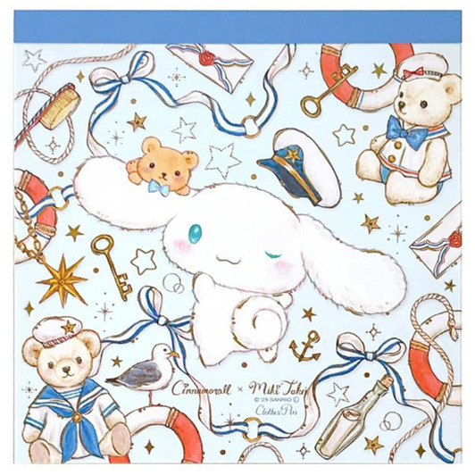 Miki Takei Sanrio Memo Pad CN Marine