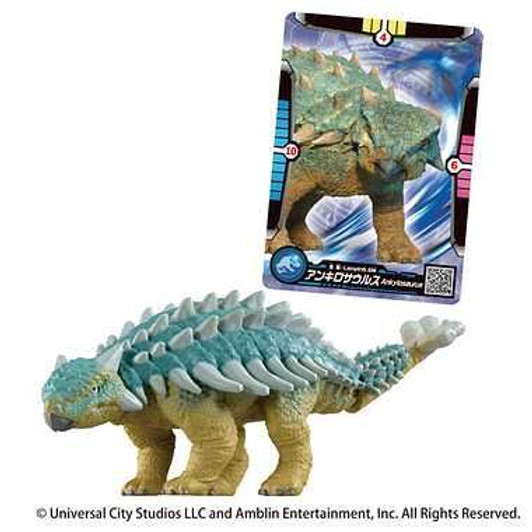 Takara Tomy Ania Jurassic World Ankylosaurus With Ania Battle Card