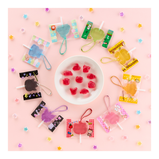 Bandai Candy Sanrio Characters Candy Charms and Gummy BOX (12pcs)