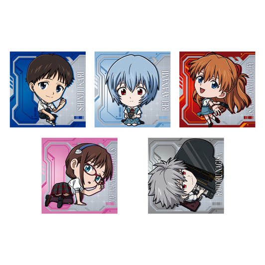 Bandai Candy Niformation Rebuild Of Evangelion Vol.3 Sticker Collection and Wafers BOX (20pcs)