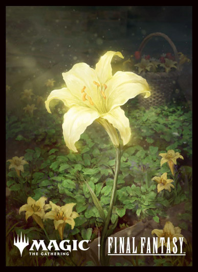Magic: The Gathering - Final Fantasy Players Card Sleeve Secret Lair Drop Gold-Dusted Water Lily MFS-41