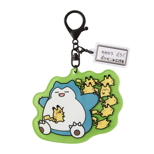 Pokemon Center Original Acrylic Keychain Escape Pikachu Snorlax