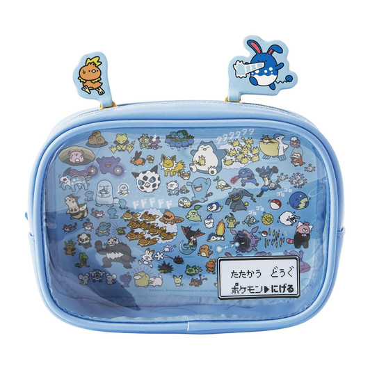 Pokemon Center Original Clear Pouch Escape Azumarill Torchic