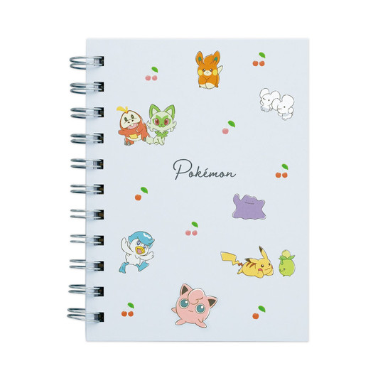 Pokemon Center Original A6 W Ring Notebook / Cherry