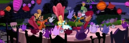 Tenyo Jigsaw Puzzle Disney Alice in Wonderland (456 S-Pieces)