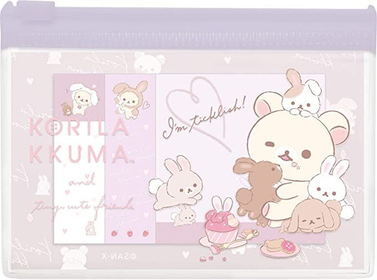 San-x Rilakkuma Sticky Note With Case