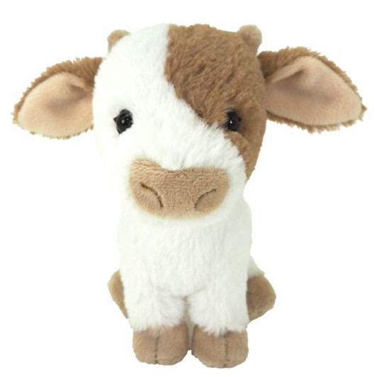 Sunlemon Plush Doll Fluffies Cow (Brown) (S)