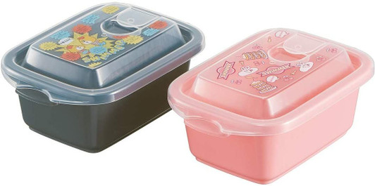 Skater Swimmer Air Valve Storage Container Set (2 pcs)