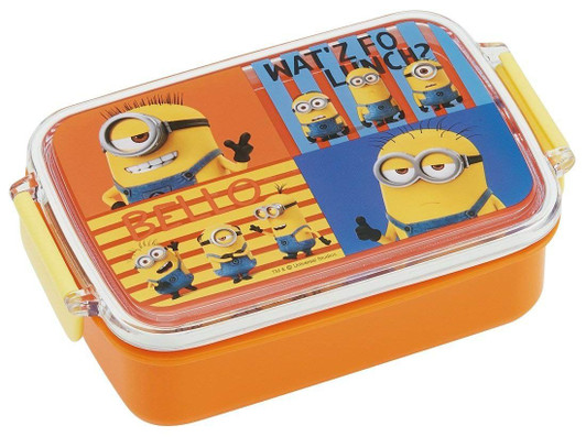 Skater Minions Dishwasher-Safe Lunch Box Square 450ml TJO