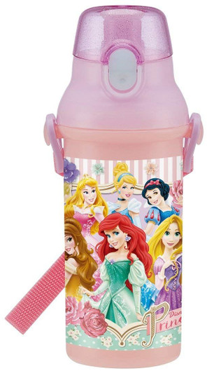 Skater Water Bottle 480ml Disney Princess TJO