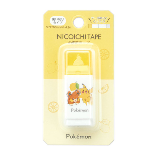 Pokemon Center Original Two-In-One Correction Tape / Pawmi Pikachu