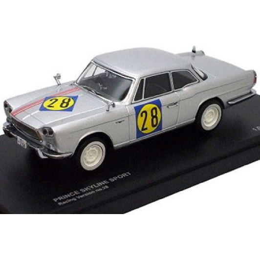  Kyosho Original K03233A Prince Skyline Sports Coupe Racing No.28 1/43 scale 