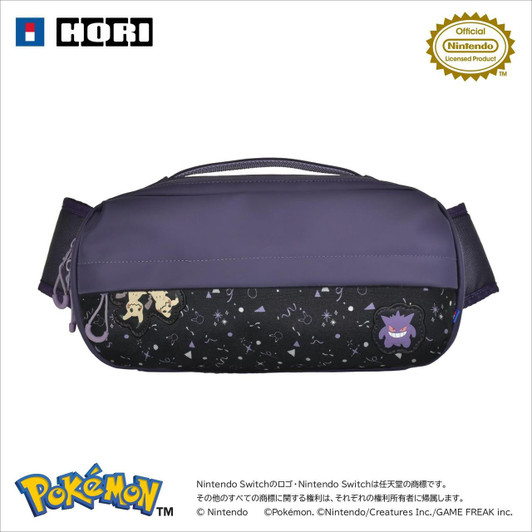 Hori HORI Shoulder Pouch For Nintendo Switch 2 Ghost Party For Switch And Switch 2 Featuring Gengar And Mimikyu 