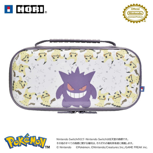 Hori Nintendo Licensed Hybrid Pouch For Nintendo Switch 2 Ghost Party Gengar Mimikyu 
