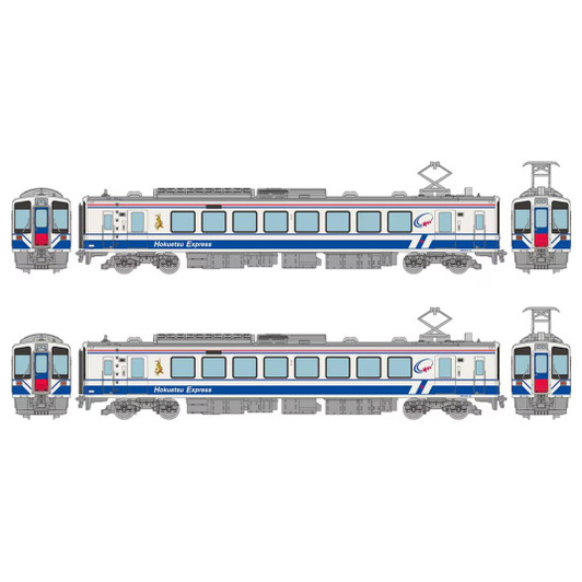  Tomytec Hokuetsu Express Type HK100 Reissue Of Standard Passenger Cars In The Old Design 2 Cars Set (N scale) 